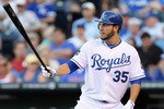 KANSAS CITY, MO - MAY 31:  Eric Hosmer #35 of the Kansas City Royals in action during the game against  the Los Angeles Angels of Anaheim on May 31, 2011 at Kauffman Stadium in Kansas City, Missouri.  (Photo by Jamie Squire/Getty Images)