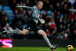 BIRMINGHAM, UNITED KINGDOM - NOVEMBER 09:  Aston Villa goalkeeper Brad Friedel takes a goal kick during the Barclays Premier League match between Aston Villa  and Middlesbrough at Villa Park on November 9, 2008 in Birmingham, England.  (Photo by Stu Forster/Getty Images)