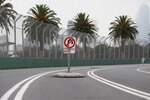 MELBOURNE, AUSTRALIA - MARCH 09:  A general view of the track set up during preparations for the Australian Formula One Grand Prix at the Albert Park Circuit on March 9, 2011 in Melbourne, Australia. The Australian Formula One Grand Prix will become the first round of the 2011 Championship after the Bahrain race, scheduled for March 13, was cancelled due to continued anti-government protests.  (Photo by Robert Cianflone/Getty Images)