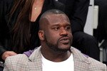 LOS ANGELES, CA - FEBRUARY 19:  Shaquille O'Neal of the Boston Celtics attends NBA All-Star Saturday night presented by State Farm at Staples Center on February 19, 2011 in Los Angeles, California.  (Photo by Noel Vasquez/Getty Images)