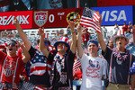 FOXBORO, MA - JUNE 4:  Fans attends the International Friendly match between the United States and Spain at Gillette Stadium on June 4, 2011 in Foxboro, Massachusetts. (Photo by Gail Oskin/Getty Images)
