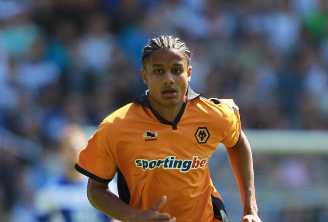 BIRMINGHAM, ENGLAND - MAY 01:  Michael Mancienne of Wolves in action during the Barclays Premier League match between Birmingham City and Wolverhampton Wanderers at St Andrews on May 1, 2011 in Birmingham, England.  (Photo by Dean Mouhtaropoulos/Getty Images)