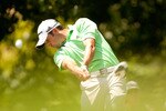 IRVING, TX - MAY 29: Sergio Garcia of Spain plays a tee shot during the final round of the HP Byron Nelson Championship at TPC Four Seasons at Las Colinas on May 29, 2011 in Irving, Texas. (Photo by Darren Carroll/Getty Images)