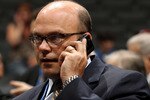 LOS ANGELES, CA - JUNE 25:  General Manager of the Boston Bruins Peter Chiarelli attends the 2010 NHL Entry Draft at Staples Center on June 25, 2010 in Los Angeles, California.  (Photo by Bruce Bennett/Getty Images)