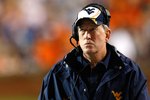 AUBURN, AL - SEPTEMBER 19:  Head coach Bill Stewart of the West Virginia Mountaineers against the Auburn Tigers at Jordan-Hare Stadium on September 19, 2009 in Auburn, Alabama.  (Photo by Kevin C. Cox/Getty Images)