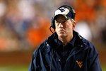 AUBURN, AL - SEPTEMBER 19:  Head coach Bill Stewart of the West Virginia Mountaineers against the Auburn Tigers at Jordan-Hare Stadium on September 19, 2009 in Auburn, Alabama.  (Photo by Kevin C. Cox/Getty Images)
