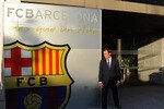 BARCELONA, SPAIN - AUGUST 30:  President of FC Barcelona Sandro Rosell passes in front of the clubs offices at the Camp Nou stadium on August 30, 2010 in Barcelona, Spain.  (Photo by Jasper Juinen/Getty Images)