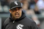 CHICAGO, IL - JUNE 11: Ozzie Guillen #13 manager of the Chicago White Sox argues a call against the Oakland Athletics on June 11, 2011 at U.S. Cellular Field in Chicago, Illinois.  (Photo by David Banks/Getty Images)