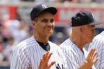 NEW YORK, NY - JUNE 26: Joe Torre former manager of the New York Yankees is introduced during The New York Yankees 65th Old Timers Day on June 26, 2011 at Yankee Stadium in the Bronx borough of New York City.  (Photo by Al Bello/Getty Images)