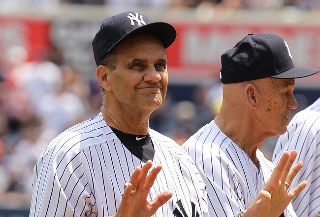 NEW YORK, NY - JUNE 26: Joe Torre former manager of the New York Yankees is introduced during The New York Yankees 65th Old Timers Day on June 26, 2011 at Yankee Stadium in the Bronx borough of New York City.  (Photo by Al Bello/Getty Images)