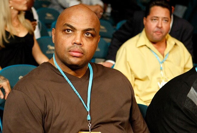 LAS VEGAS - SEPTEMBER 19:  NBA analyst and former NBA player Charles Barkley watches an undercard fight at the Floyd Mayweather Jr. and Juan Manuel Marquez bout at the MGM Grand Garden Arena September 19, 2009 in Las Vegas, Nevada.  (Photo by Ethan Miller/Getty Images)