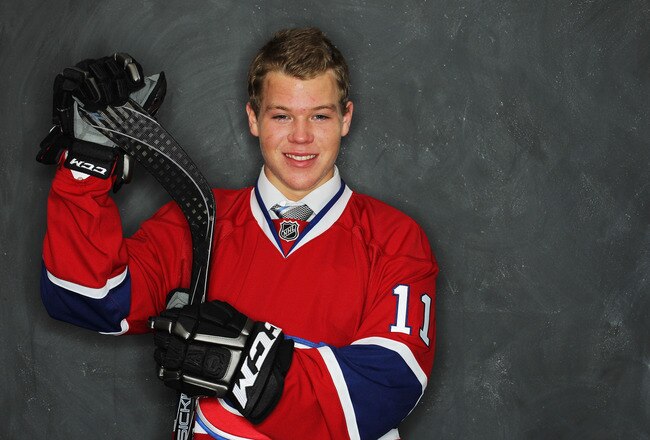ST PAUL, MN - JUNE 25:  Olivier Archambault, drafted 108th overall by the Montreal Canadiens, poses for a portrait during day two of the 2011 NHL Entry Draft at Xcel Energy Center on June 25, 2011 in St Paul, Minnesota.  (Photo by Nick Laham/Getty Images)