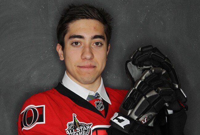 ST PAUL, MN - JUNE 24:  Sixth overall pick Mika Zibanejad by the Ottawa Senators poses for a portrait during day one of the 2011 NHL Entry Draft at Xcel Energy Center on June 24, 2011 in St Paul, Minnesota.  (Photo by Nick Laham/Getty Images)