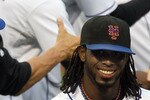NEW YORK, NY - JUNE 23:  Jose Reyes #7 of the New York Mets celebrates after defeating the Oakland Athletics at Citi Field on June 23, 2011 in the Flushing neighborhood of the Queens borough of New York City.  (Photo by Jim McIsaac/Getty Images)