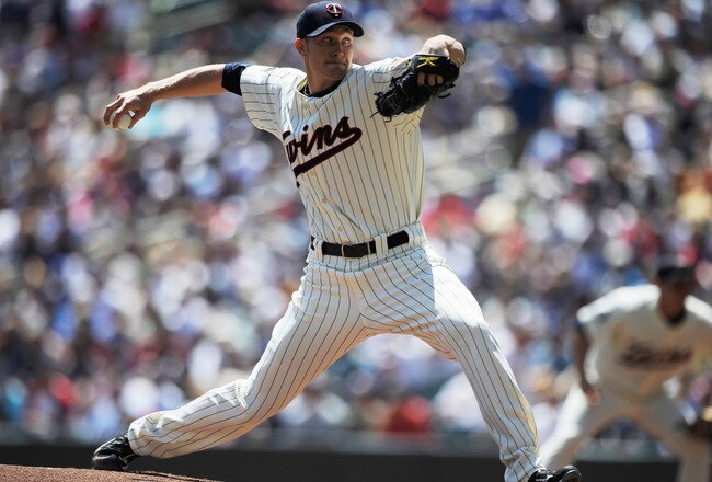 MINNEAPOLIS, MN - JUNE 29: Scott Baker #30 of the Minnesota Twins delivers a pitch against the Los Angeles Dodgers in the first inning on June 29, 2011 at Target Field in Minneapolis, Minnesota. (Photo by Hannah Foslien/Getty Images)