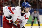 VANCOUVER, BC - FEBRUARY 21:  Jaromir Jagr of Czech Republic is seen during the ice hockey men's preliminary game between against Russia on day 10 of the Vancouver 2010 Winter Olympics at Canada Hockey Place on February 21, 2010 in Vancouver, Canada.  (Photo by Bruce Bennett/Getty Images)