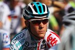 LIEGE, BELGIUM - APRIL 24:  Race winner Philippe Gilbert of Belgium and Omega Pharma-Lotto sits on the start line of the 97th Liege-Bastogne-Liege race on April 24, 2011 in Liege, Belgium.  (Photo by Bryn Lennon/Getty Images)