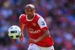 LONDON, ENGLAND - MAY 01:  Gael Clichy of Arsenal in action during the Barclays Premier League match between Arsenal and Manchester United at the Emirates Stadium on May 1, 2011 in London, England.  (Photo by Mike Hewitt/Getty Images)