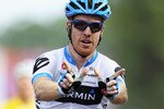 REDON, FRANCE - JULY 04:  Tyler Farrar of the USA and Garmin-Cervelo celebrates winning stage three of the 2011 Tour de France from Olonne-sur-Mer to Redon on July 4, 2011 in Redon, France.  (Photo by Bryn Lennon/Getty Images)
