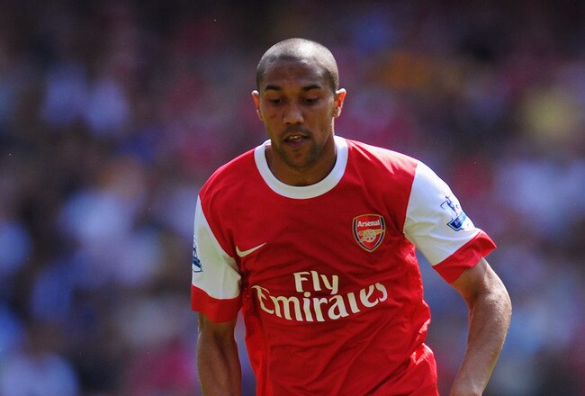 LONDON, ENGLAND - MAY 01:  Gael Clichy of Arsenal in action during the Barclays Premier League match between Arsenal and Manchester United at the Emirates Stadium on May 1, 2011 in London, England.  (Photo by Mike Hewitt/Getty Images)