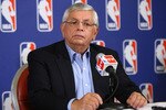 NEW YORK, NY - JUNE 30:  Commissioner of the NBA, David Stern announces that a lockout will go ahead as NBA labor negotiations break down at Omni Hotel on June 30, 2011 in New York City. The NBA has locked out the players after they were unable to reach a new collective bargaining agreement (CBA). The current CBA is due to expire tonight at midnight.    (Photo by Neilson Barnard/Getty Images)