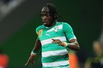 NELSPRUIT, SOUTH AFRICA - JUNE 25:  Gervinho of the Ivory Coast controls the ball during the 2010 FIFA World Cup South Africa Group G match between North Korea and Ivory Coast at the Mbombela Stadium on June 25, 2010 in Nelspruit, South Africa.  (Photo by Clive Mason/Getty Images)