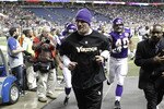 DETROIT, MI - DECEMBER 13:  Brett Favre #4 of the Minnesota Vikings runs off the field prior to playing the New York Giants at Ford Field on December 13, 2010 in Detroit, Michigan.  (Photo by Gregory Shamus/Getty Images)