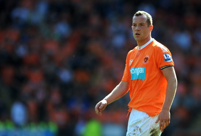 BLACKPOOL, ENGLAND - APRIL 10:  Charlie Adam of Blackpool looks on during the Barclays Premier League match between Blackpool and Arsenal at Bloomfield Road on April 10, 2011 in Blackpool, England.  (Photo by Chris Brunskill/Getty Images)