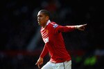 MANCHESTER, ENGLAND - MARCH 19: Chris Smalling of Manchester United looks on during the Barclays Premier League match between Manchester United and Bolton Wanderers at Old Trafford on March 19, 2011 in Manchester, England.  (Photo by Laurence Griffiths/Getty Images)