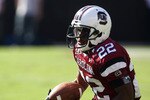 COLUMBIA, SC - OCTOBER 30:  Bryce Sherman #22 of the South Carolina Gamecocks against the Tennessee Volunteers during their game at Williams-Brice Stadium on October 30, 2010 in Columbia, South Carolina.  (Photo by Streeter Lecka/Getty Images)
