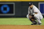 PHOENIX, AZ - JULY 12:  American League All-Star Robinson Cano #24 of the New York Yankees waits in the infield during the 82nd MLB All-Star Game at Chase Field on July 12, 2011 in Phoenix, Arizona.  (Photo by Jeff Gross/Getty Images)
