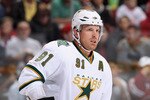 GLENDALE, AZ - MARCH 29:  Brad Richards #91 of the Dallas Stars during the NHL game against the Phoenix Coyotes at Jobing.com Arena on March 29, 2011 in Glendale, Arizona.  The Coyotes defeated the Stars 2-1 in an overtime shoot out.  (Photo by Christian Petersen/Getty Images)
