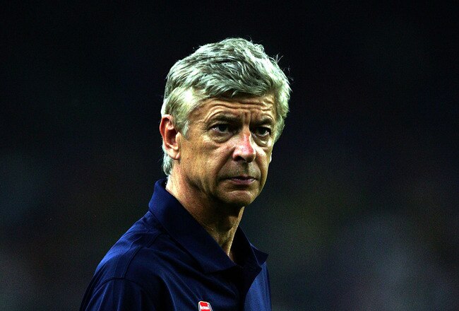 KUALA LUMPUR, MALAYSIA - JULY 13: Arsenal Coach Arsene Wenger during the pre-season Asian Tour friendly match between Malaysia and Arsenal at Bukit Jalil National Stadium on July 13, 2011 in Kuala Lumpur, Malaysia.  (Photo by Stanley Chou/Getty Images)