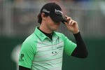 SANDWICH, ENGLAND - JULY 16:  Rory McIlroy of Northern Ireland reacts during the third round of The 140th Open Championship at Royal St George's on July 16, 2011 in Sandwich, England.  (Photo by Ross Kinnaird/Getty Images)