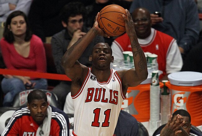 CHICAGO, IL - MARCH 11: Ronnie Brewer #11 of the Chicago Bulls puts up a shot against the Atlanta Hawks at the United Center on March 11, 2011 in Chicago, Illinois. The Bulls defeated the Hawks 94-76. NOTE TO USER: User expressly acknowledges and agrees that, by downloading and/or using this photograph, User is consenting to the terms and conditions of the Getty Images License Agreement.  (Photo by Jonathan Daniel/Getty Images)