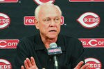 GOODYEAR, AZ - FEBRUARY 22: President and General Manager Walt Jocketty of the Cincinnati Reds speaks with the media during a press conference at the Cincinnati Reds Development Complex on February 22, 2010 in Goodyear, Arizona. (Photo by Hunter Martin/Getty Images)