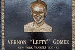NEW YORK - MAY 02:  The plaque of Lefty Gomez is seen in Monument Park at Yankee Stadium prior to the game between the New York Yankees and the Chicago White Sox on May 2, 2010 in the Bronx borough of New York City. The Yankees defeated the White Sox 12-3.  (Photo by Jim McIsaac/Getty Images)