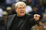 OAKLAND, CA - MARCH 30: Head coach Don Nelson of the Golden State Warriors yells against the Memphis Grizzlies during an NBA game on March 30, 2009 at Oracle Arena in Oakland, California. NOTE TO USER: User expressly acknowledges and agrees that, by downloading and or using this photograph, User is consenting to the terms and conditions of the Getty Images License Agreement.  (Photo by Jed Jacobsohn/Getty Images)