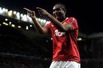 MANCHESTER, ENGLAND - MAY 04:  Anderson of Manchester United celebrates scoring his team's fourth goal during the UEFA Champions League Semi Final second leg match between Manchester United and Schalke at Old Trafford on May 4, 2011 in Manchester, England.  (Photo by Michael Regan/Getty Images)