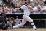DENVER, CO - JULY 17:  Jason Giambi #23 of the Colorado Rockies watches his homerun against the Milwaukee Brewers at Coors Field on July 17, 2011 in Denver, Colorado.  (Photo by Doug Pensinger/Getty Images)