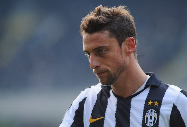 TURIN, ITALY - JANUARY 06:  Claudio Marchisio of Juventus FC looks on during the Serie A match between Juventus FC and Parma FC at Olimpico Stadium on January 6, 2011 in Turin, Italy.  (Photo by Valerio Pennicino/Getty Images)