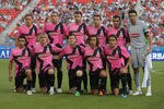 TORONTO, CANADA - JULY 23: Juventus FC poses for a team photo before playing against Sporting Clube De Portugal during their World Football Challenge friendly match on July 23, 2011 at BMO Field in Toronto, Ontario, Canada. (Photo by Tom Szczerbowski/Getty Images)