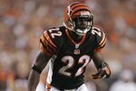 CINCINNATI - AUGUST 13:  Jonathan Joseph #22 of the Cincinnati Bengals looks on during their NFL preseason game against the Washington Redskins on August 13, 2006 at Paul Brown Stadium in Cincinnati, Ohio. (Photo By Gregory Shamus/Getty Images)
