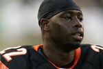 CINCINNATI - AUGUST 13:  Jonathan Joseph #22 of the Cincinnati Bengals looks on during their NFL preseason game against the Washington Redskins on August 13, 2006 at Paul Brown Stadium in Cincinnati, Ohio. (Photo By Gregory Shamus/Getty Images)