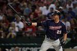 ARLINGTON, TX - JULY 27:  Jim Thome #25 of the Minnesota Twins at Rangers Ballpark in Arlington on July 27, 2011 in Arlington, Texas.  (Photo by Ronald Martinez/Getty Images)