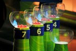 RIO DE JANEIRO, BRAZIL - JULY 30: General view of the pots with the draw balls during the Preliminary Draw of the 2014 FIFA World Cup at Marina Da Gloria on July 30, 2011 in Rio de Janeiro, Brazil.Photo by Michael Regan/Getty Images)