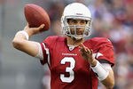 GLENDALE, AZ - DECEMBER 05:  Quarterback Derek Anderson #3 of the Arizona Cardinals throws a pass during the NFL game against the St. Louis Rams at the University of Phoenix Stadium on December 5, 2010 in Glendale, Arizona. The Rams defeated the Cardinals 19-6.  (Photo by Christian Petersen/Getty Images)