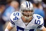 ARLINGTON, TX - DECEMBER 13:  Linebacker Bobby Carpenter #54 of the Dallas Cowboys at Cowboys Stadium on December 13, 2009 in Arlington, Texas.  (Photo by Ronald Martinez/Getty Images)