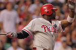 DENVER, CO - AUGUST 01:  Ryan Howard #6 of the Philadelphia Phillies takes an at bat against the Colorado Rockies at Coors Field on August 1, 2011 in Denver, Colorado.  (Photo by Doug Pensinger/Getty Images)