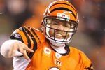 CINCINNATI - DECEMBER 26:  Carson Palmer #9 of the Cincinnati Bengals throws a pass during the NFL game against the San Diego Chargers at Paul Brown Stadium on December 26, 2010 in Cincinnati, Ohio. The Bengals 34-20.  (Photo by Andy Lyons/Getty Images)